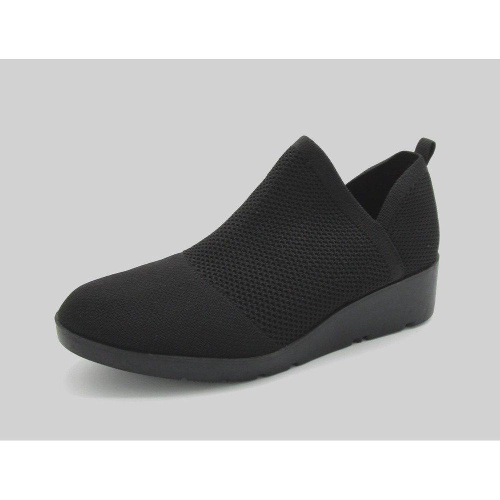 Taryn Rose Kabe Knit Wedge Ankle Booties Black Comfort Shoes Womens Size 9 - Picture 4 of 8